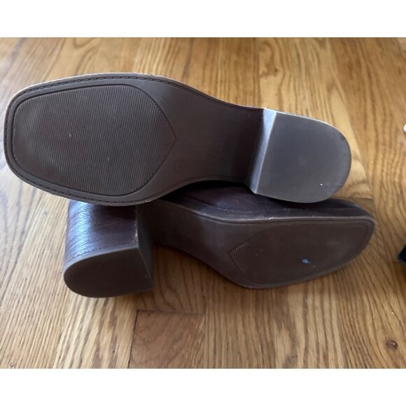 Crown Vintage Womens Ankle Boots Side Zip Brown Leather Size 9 Hashel - Picture 9 of 11